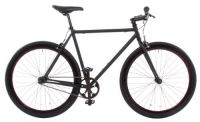 matte black single speed bike